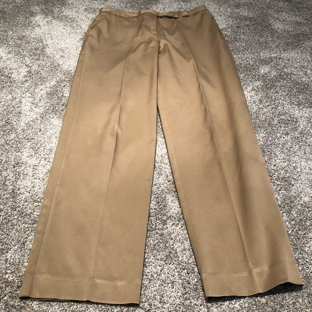 Talbots classic khaki trouser straight leg